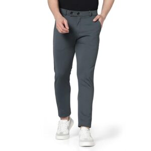 TOPLOT Men's Formal Trouser | Slim Fit Tailored Design |