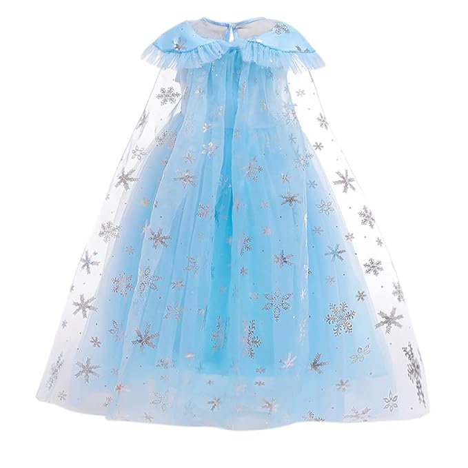 Niren Enterprise Barbet Sequence Embroidered Net Flaired Sleeve Less Baby Knee Length Girl's Frock - Image 2