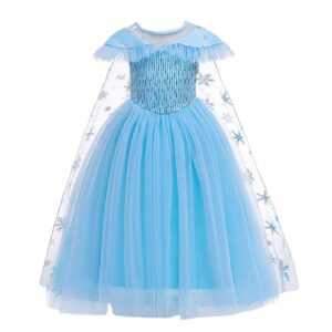 Niren Enterprise Barbet Sequence Embroidered Net Flaired Sleeve Less Baby Knee Length Girl's Frock
